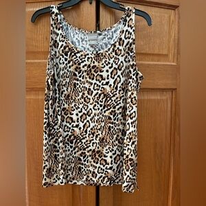 Chico's Wild Leopard Print Tank Top